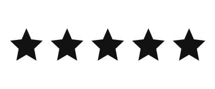 5 star review graphic for Kimono Living reviews