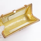 Butter silk lining with two interior pockets