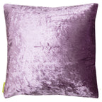 square pillow reverse in lilac purple velvet