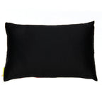 Reverse of the obi cushion in vintage black silk.